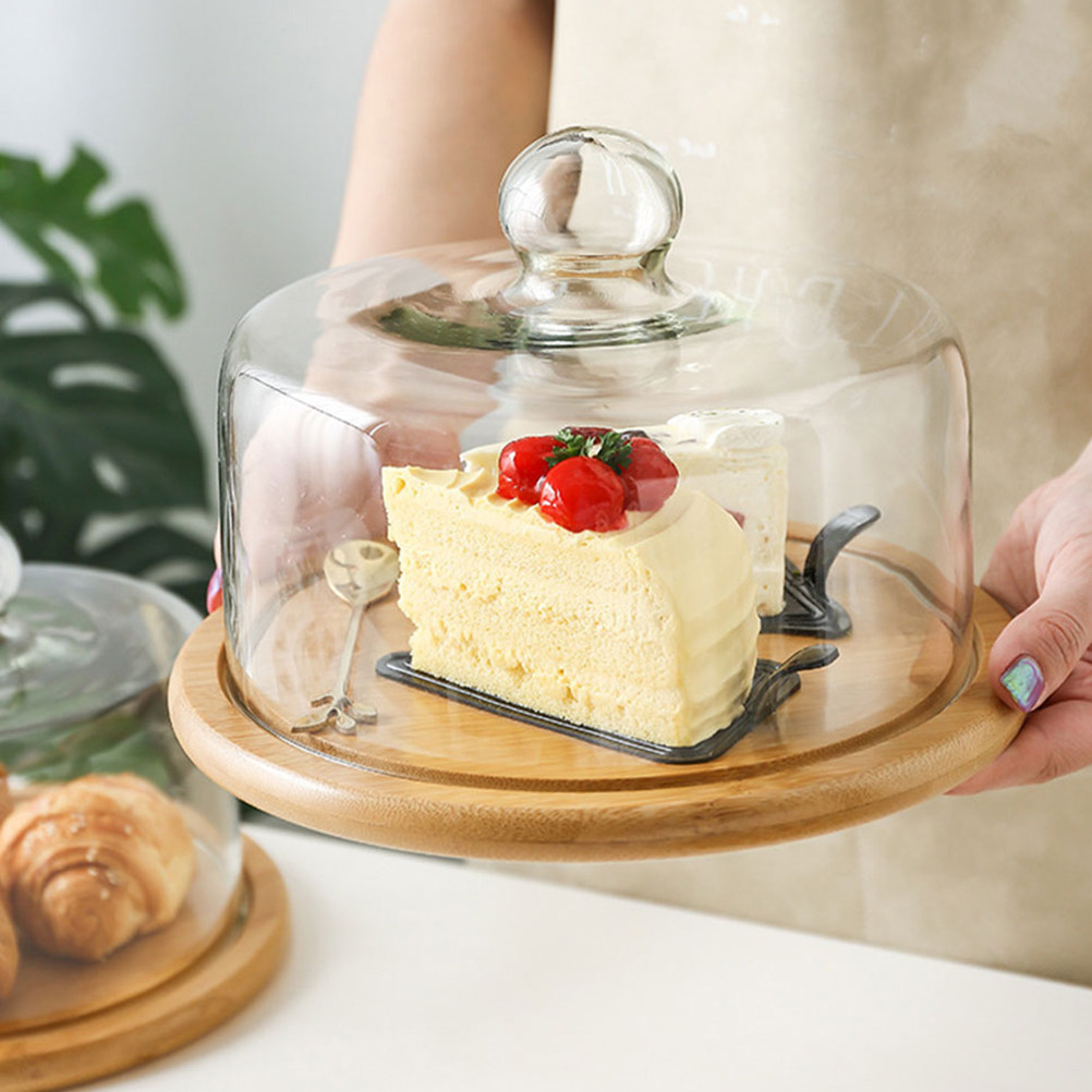 Plastic Dome Clear - Прозрачный стеклянный купол-колпак для десертов диаметром